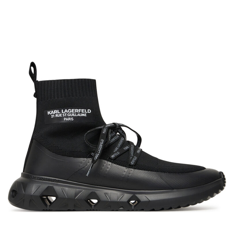 Сникърси KARL LAGERFELD K/Kite Run KL54645 Черен цвят на ниска цена