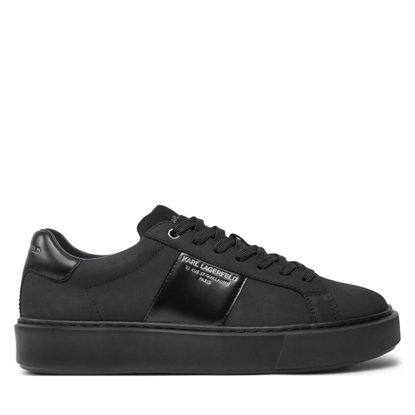 Сникърси KARL LAGERFELD KL52218 Черен цвят на ниска цена
