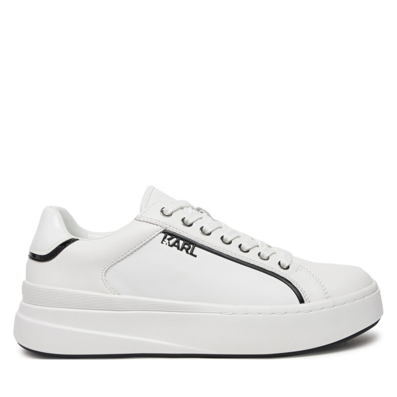 Сникърси KARL LAGERFELD KL54020 Бял цвят на ниска цена