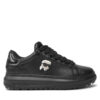 Сникърси KARL LAGERFELD KL57530 Черен цвят на ниска цена