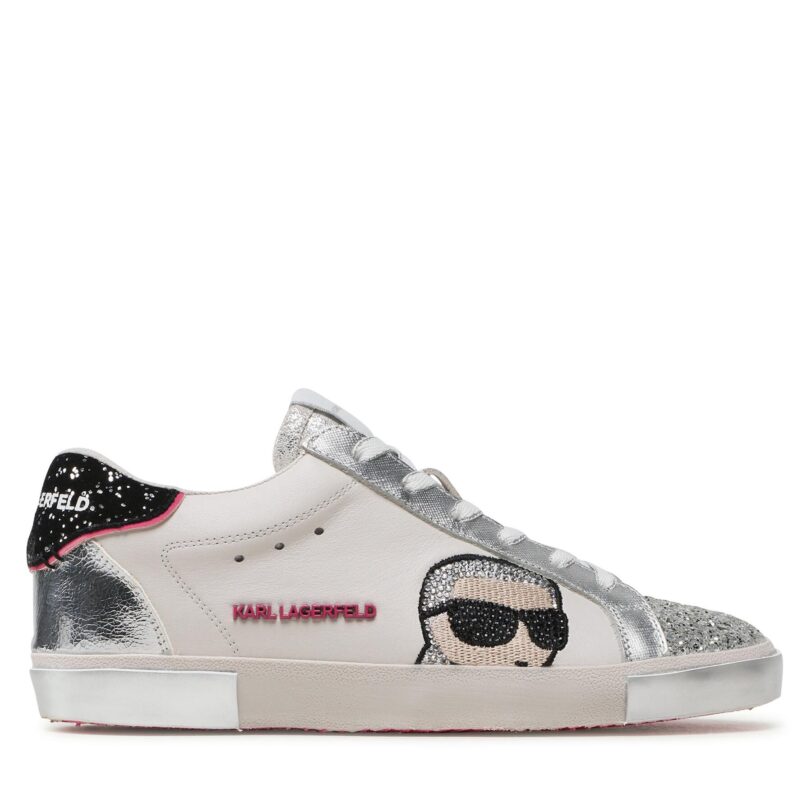 Сникърси KARL LAGERFELD KL60136F Бял цвят на ниска цена