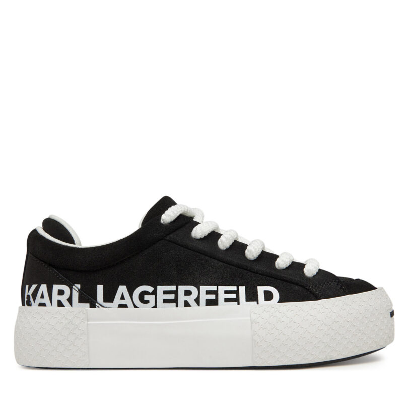 Сникърси KARL LAGERFELD KL60722 Черен цвят на ниска цена