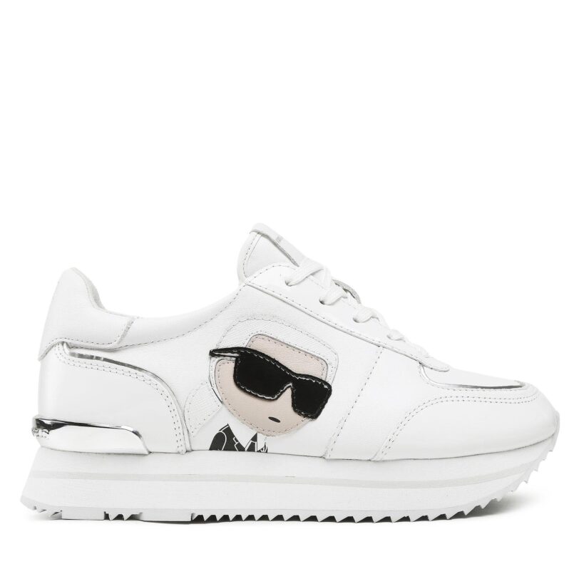 Сникърси KARL LAGERFELD KL61930N Бял цвят на ниска цена