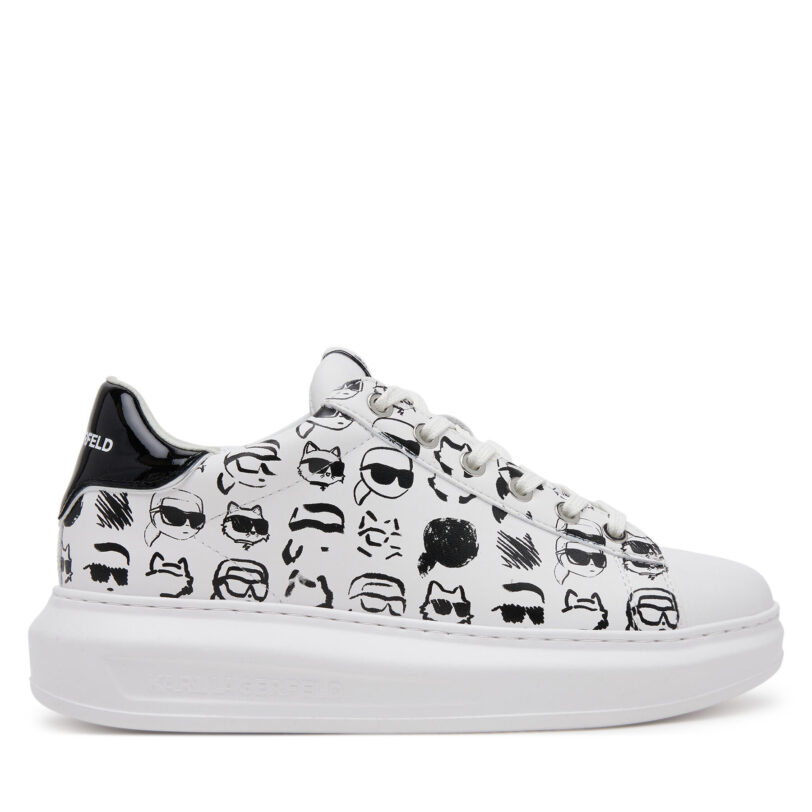 Сникърси KARL LAGERFELD KL62512 Бял цвят на ниска цена