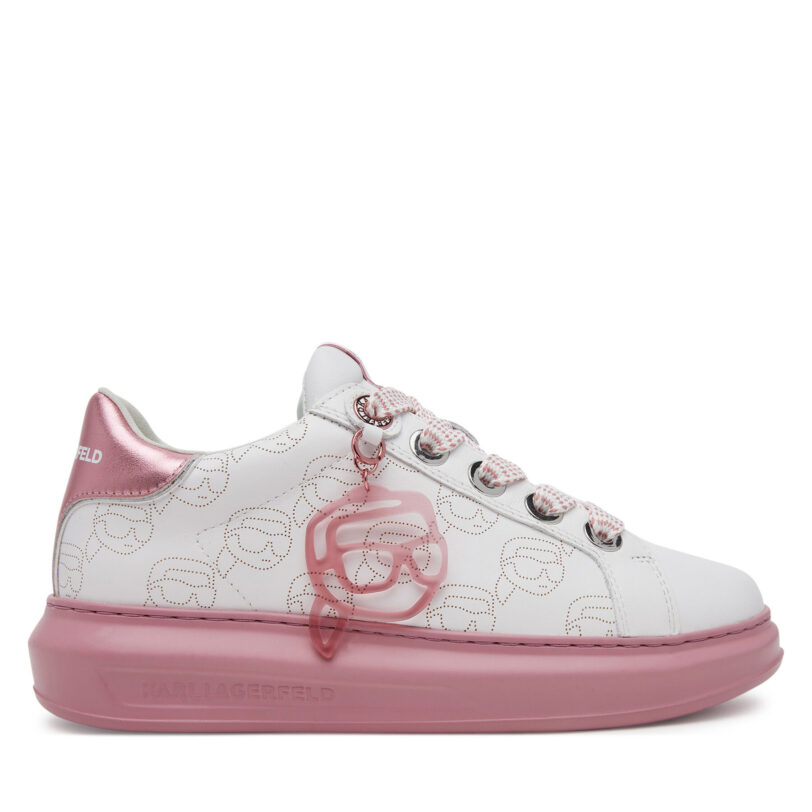 Сникърси KARL LAGERFELD KL62522 Бял цвят на ниска цена