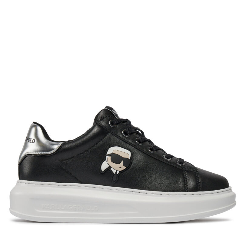 Сникърси KARL LAGERFELD KL62530N Черен цвят на ниска цена
