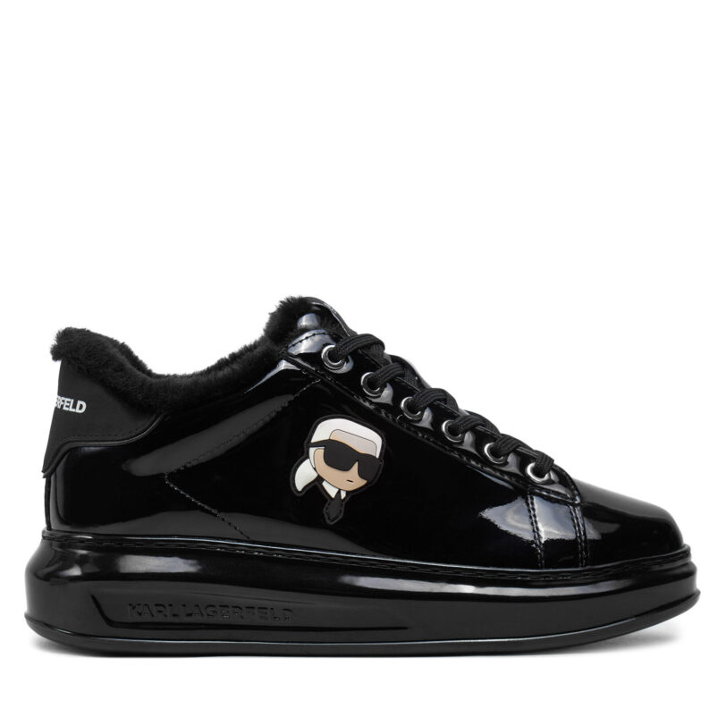 Сникърси KARL LAGERFELD KL62531S Черен цвят на ниска цена