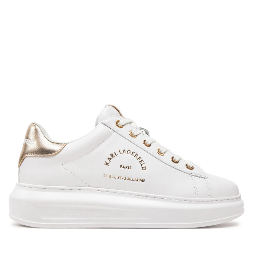 Сникърси KARL LAGERFELD KL62538K Бял цвят на ниска цена