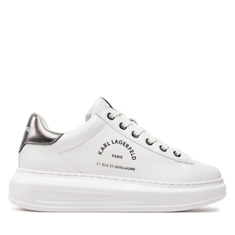 Сникърси KARL LAGERFELD KL62538K Бял цвят на ниска цена