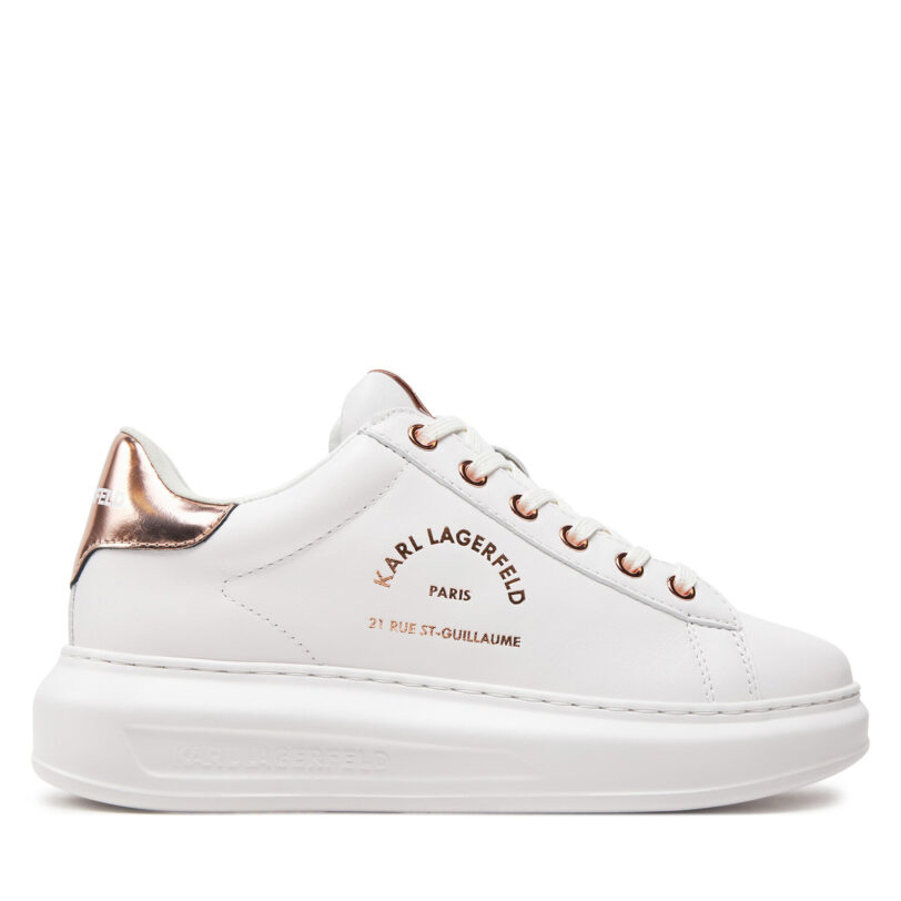 Сникърси KARL LAGERFELD KL62538K Бял цвят на ниска цена