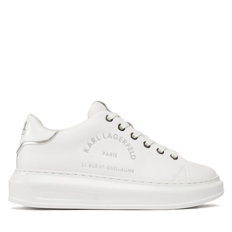 Сникърси KARL LAGERFELD KL62539F Бял цвят на ниска цена