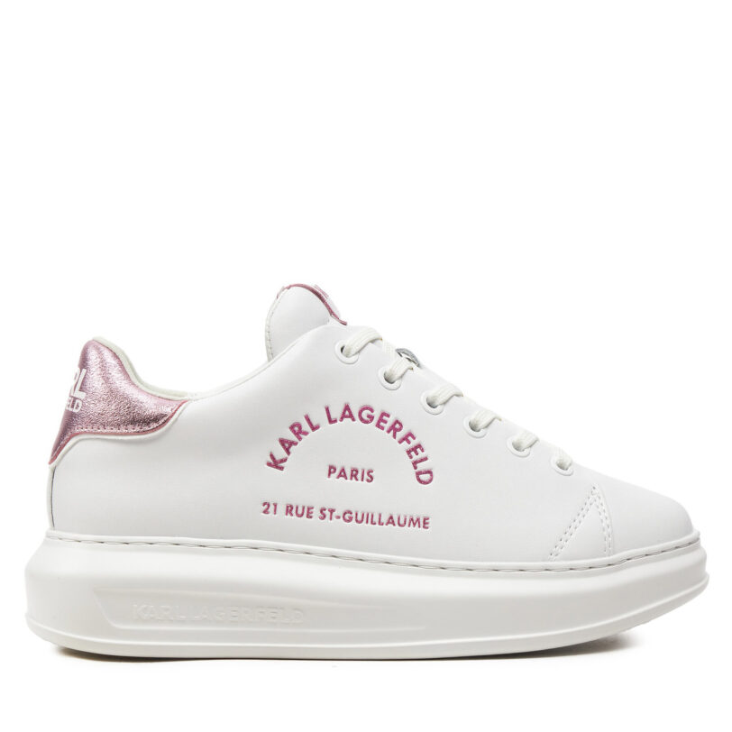 Сникърси KARL LAGERFELD KL62539F Бял цвят на ниска цена