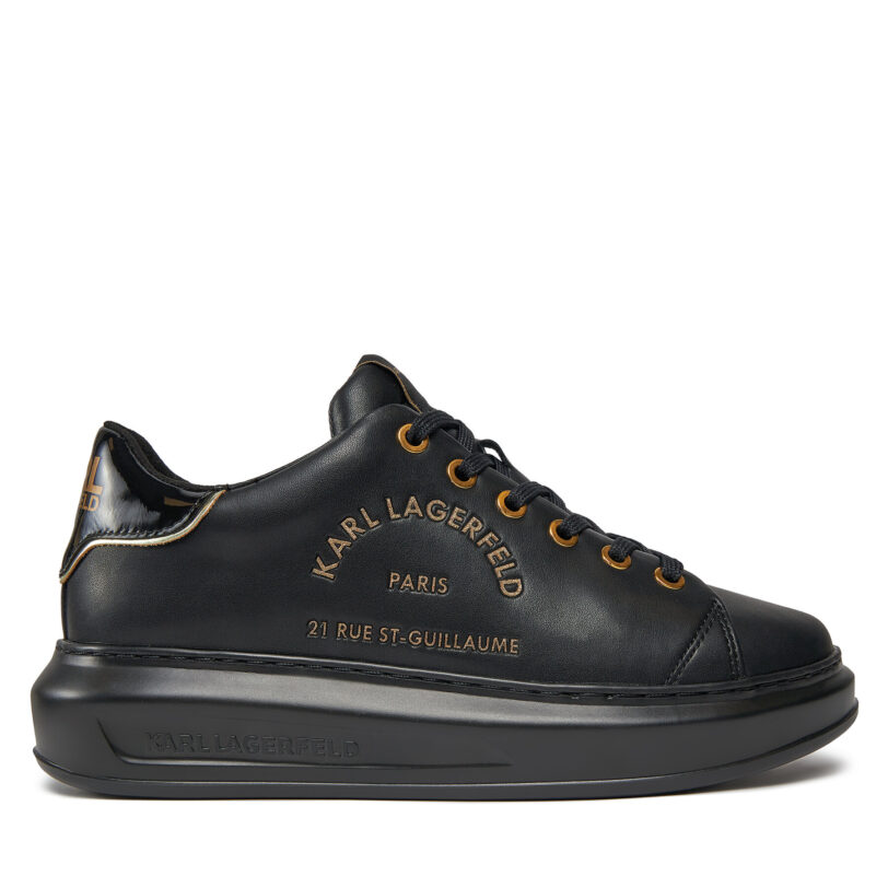 Сникърси KARL LAGERFELD KL62539F Черен цвят на ниска цена