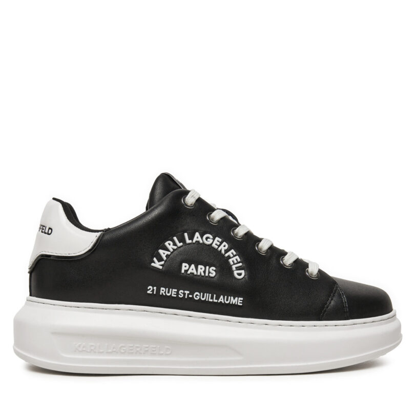 Сникърси KARL LAGERFELD KL62539K Черен цвят на ниска цена