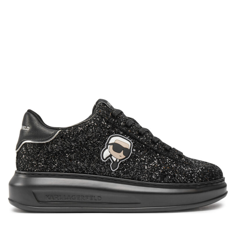 Сникърси KARL LAGERFELD KL62573N Черен цвят на ниска цена