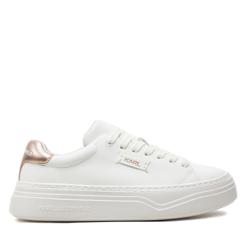 Сникърси KARL LAGERFELD KL63420 Бял цвят на ниска цена