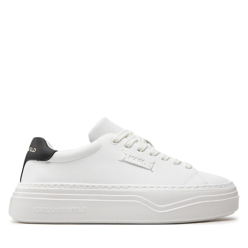 Сникърси KARL LAGERFELD KL63420 Бял цвят на ниска цена