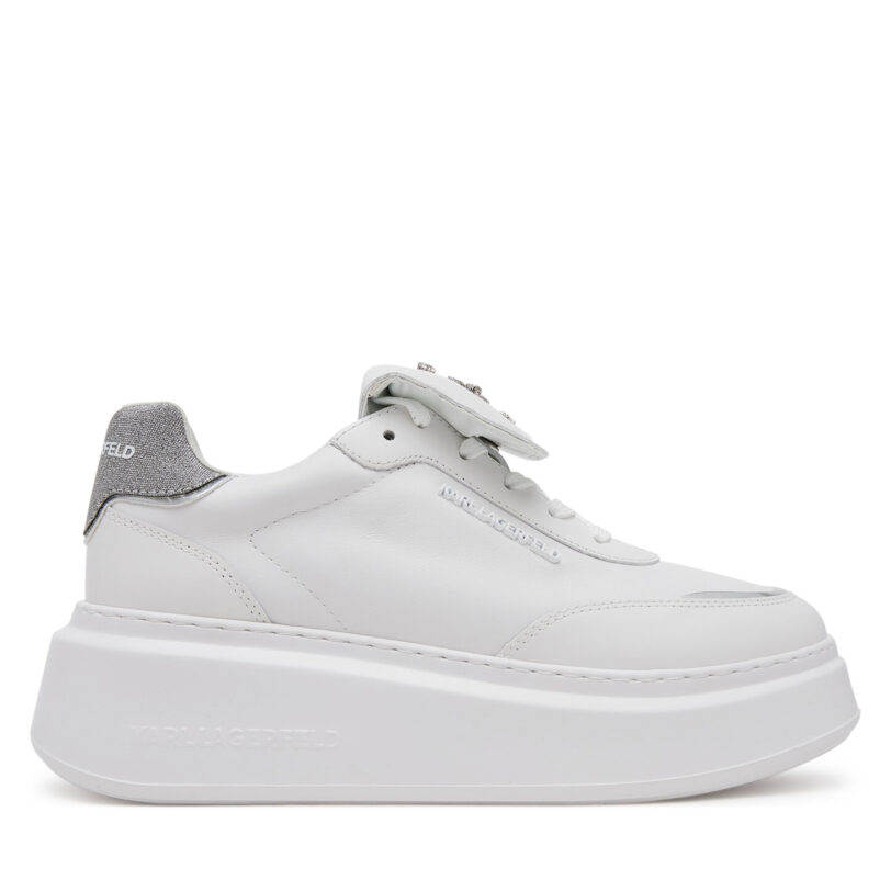 Сникърси KARL LAGERFELD KL63519 Бял цвят на ниска цена