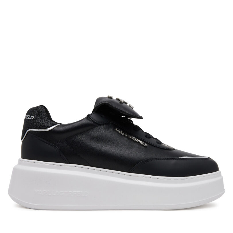 Сникърси KARL LAGERFELD KL63519 Черен цвят на ниска цена