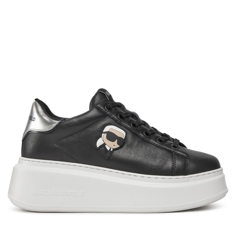 Сникърси KARL LAGERFELD KL63530N Черен цвят на ниска цена
