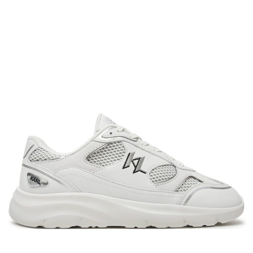 Сникърси KARL LAGERFELD KL63620 Бял цвят на ниска цена