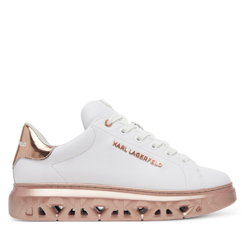 Сникърси KARL LAGERFELD KL64519A Бял цвят на ниска цена
