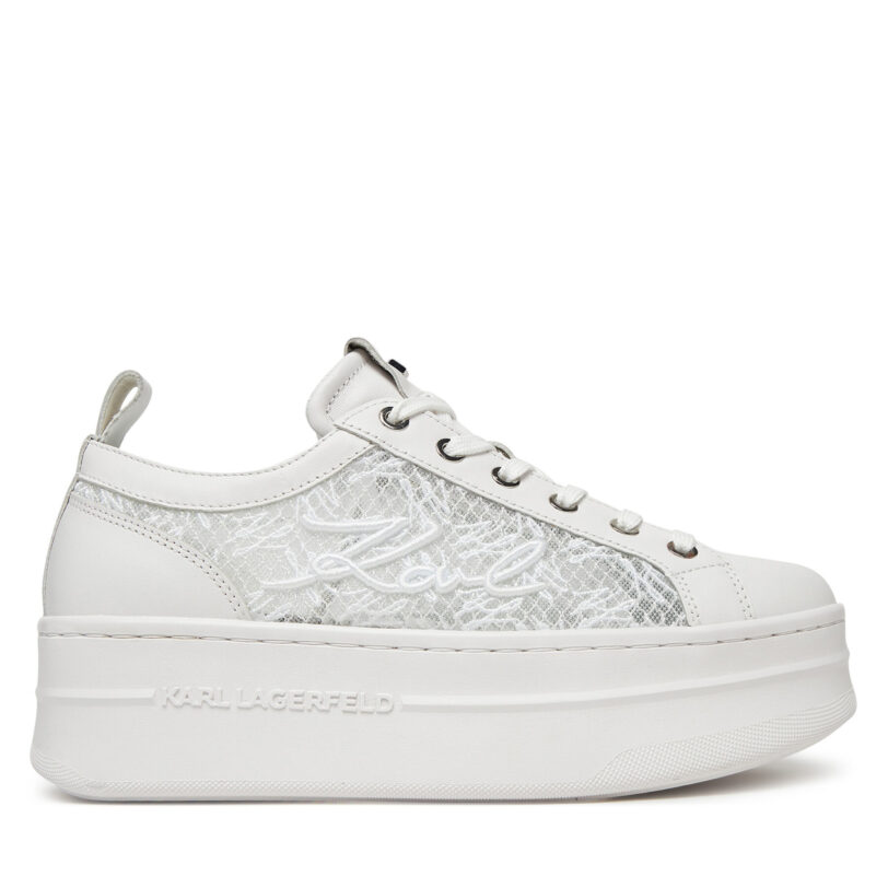 Сникърси KARL LAGERFELD KL65011F Бял цвят на ниска цена