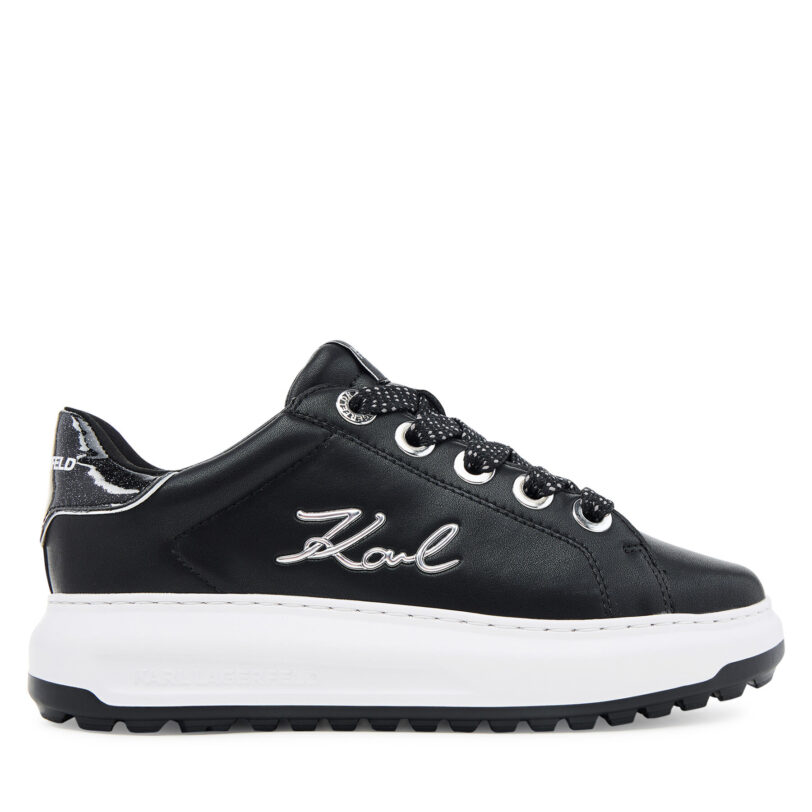 Сникърси KARL LAGERFELD KL67518 Черен цвят на ниска цена