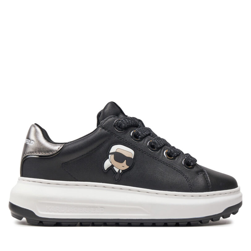 Сникърси KARL LAGERFELD KL67530 Черен цвят на ниска цена