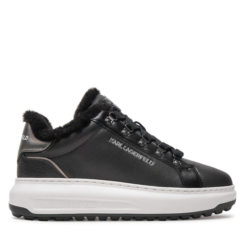 Сникърси KARL LAGERFELD KL67544 Черен цвят на ниска цена