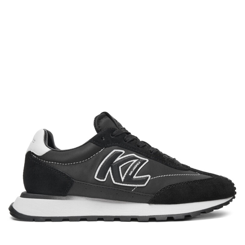 Сникърси KARL LAGERFELD Kairo KL61124A Черен цвят на ниска цена