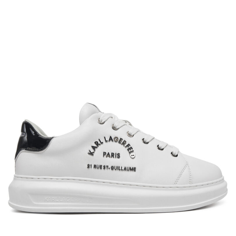 Сникърси KARL LAGERFELD Kapri KL52539K Бял цвят на ниска цена