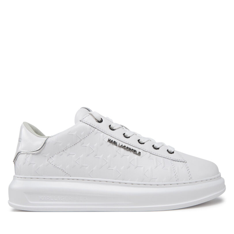 Сникърси KARL LAGERFELD Kapri KL52549K Бял цвят на ниска цена