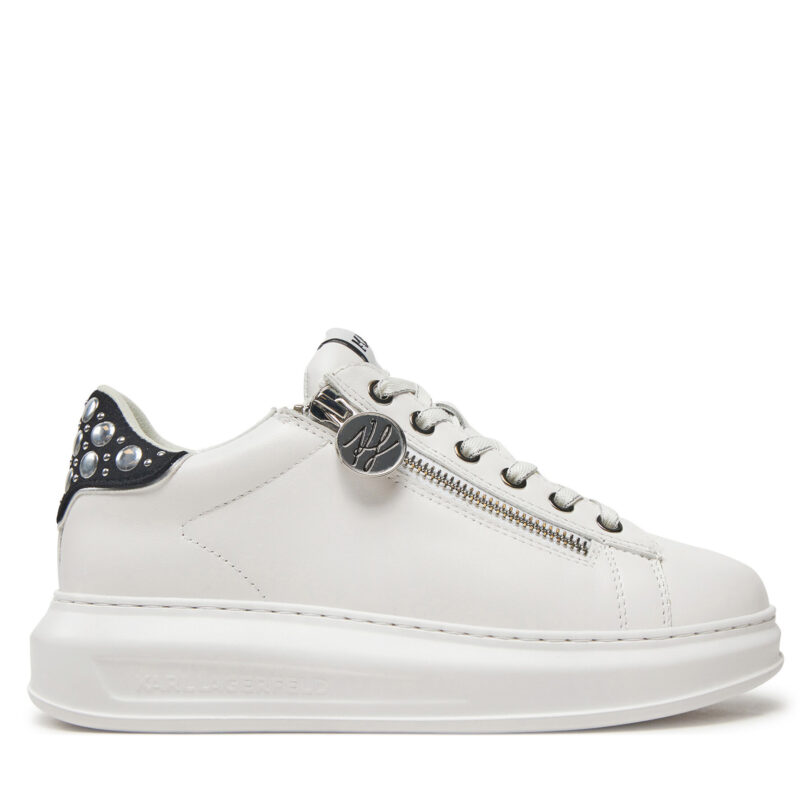 Сникърси KARL LAGERFELD Kapri KL62527F Бял цвят на ниска цена