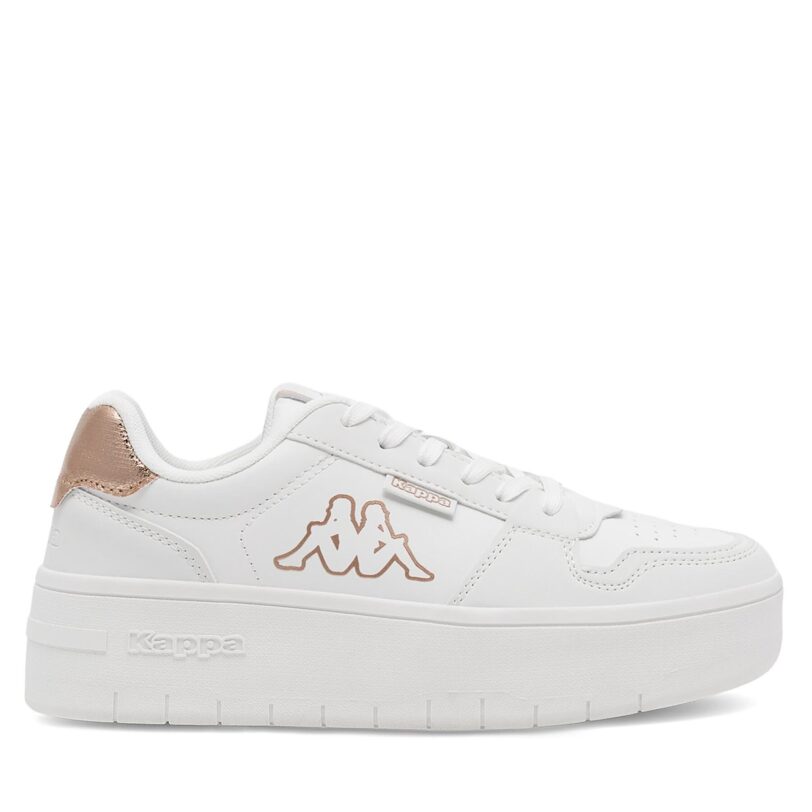 Сникърси Kappa SS24-3C017 Бял цвят на ниска цена