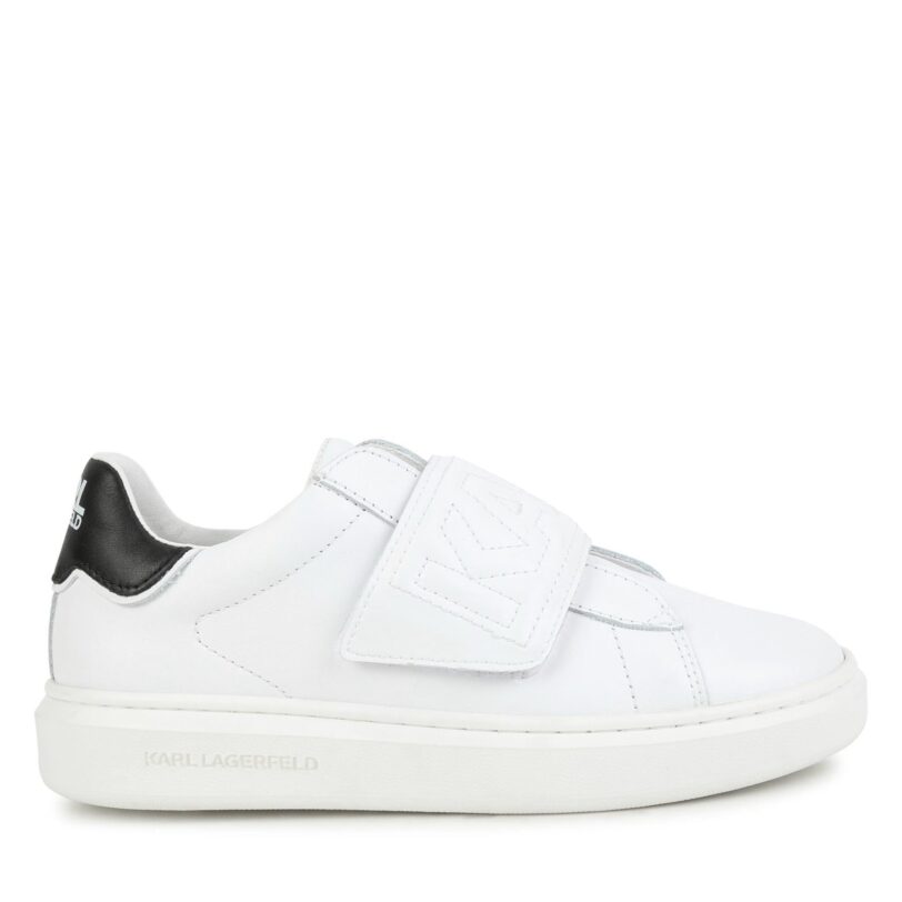 Сникърси Karl Lagerfeld Kids Z29070 S Бял цвят на ниска цена