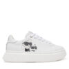Сникърси Karl Lagerfeld Kids Z30371 M Бял цвят на ниска цена
