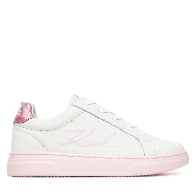 Сникърси Karl Lagerfeld Kids Z30377 M Бял цвят на ниска цена