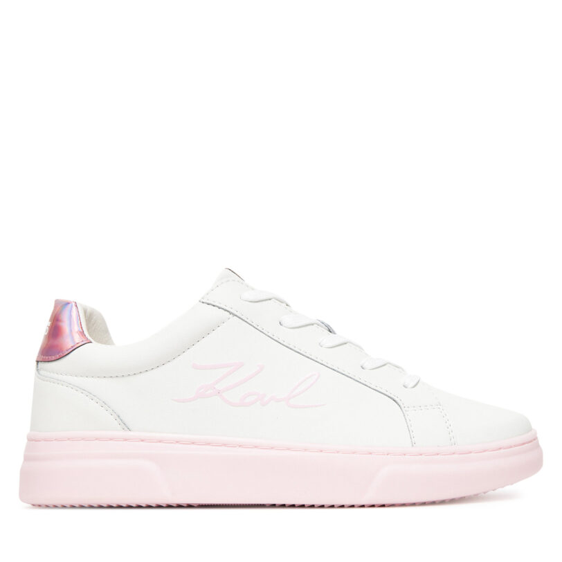 Сникърси Karl Lagerfeld Kids Z30377 S Бял цвят на ниска цена