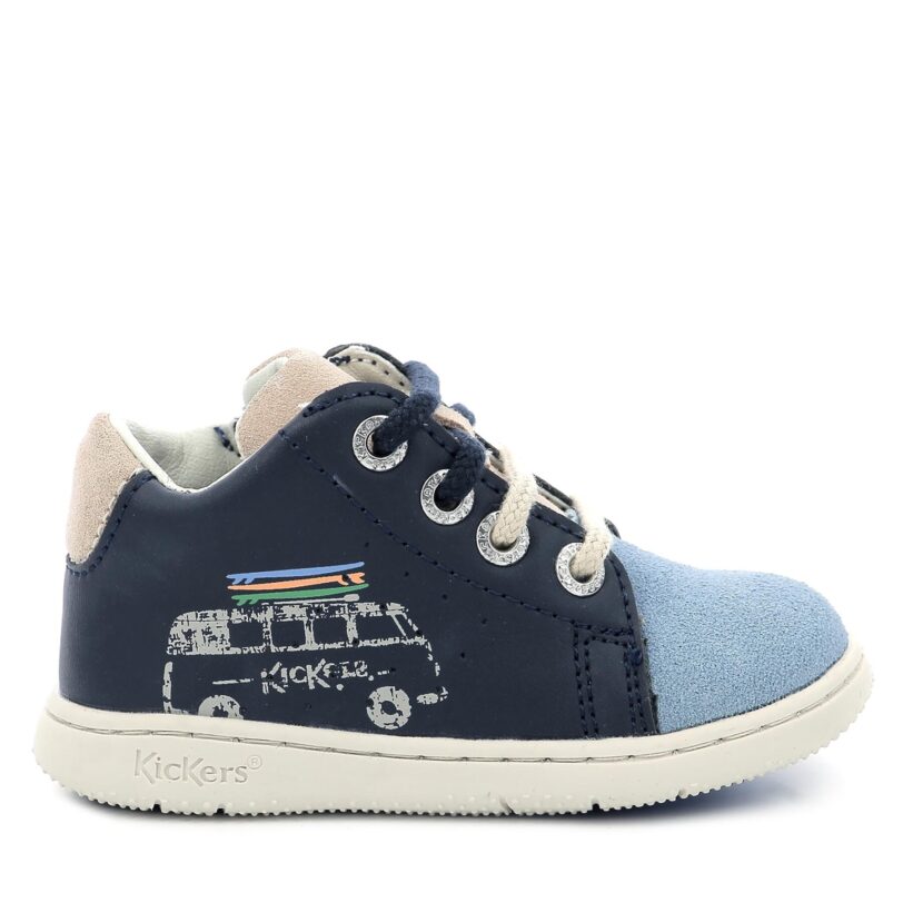 Сникърси Kickers Kickblace 960511-10-10 M Тъмносин цвят на ниска цена