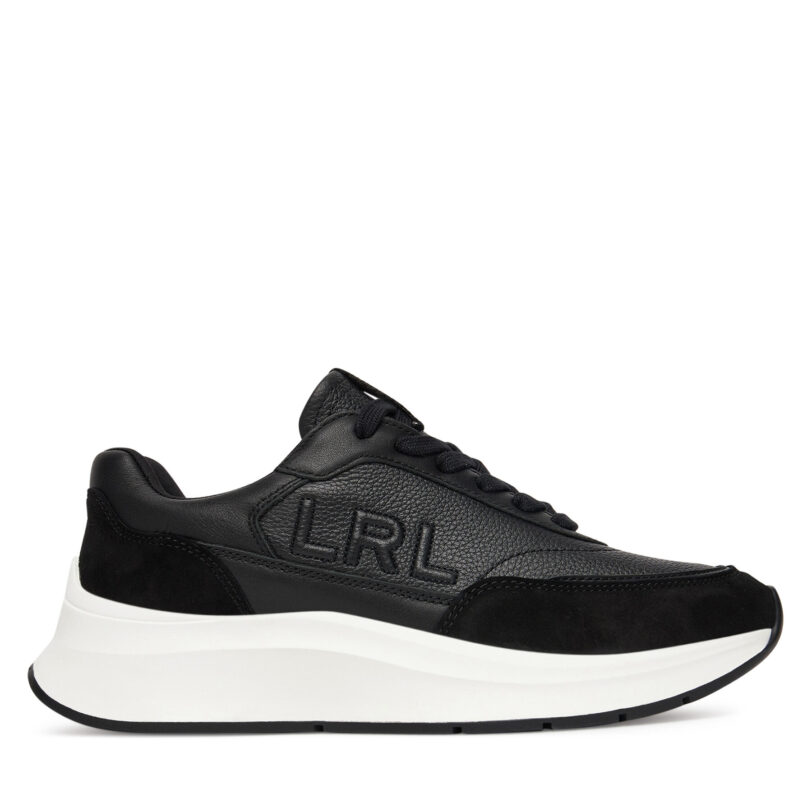 Сникърси LAUREN RALPH LAUREN 802974376002 Черен цвят на ниска цена