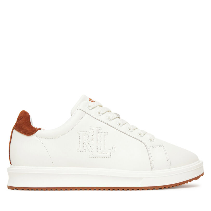 Сникърси LAUREN RALPH LAUREN Ainsley Sk Ltl 802979188001 Бял цвят на ниска цена