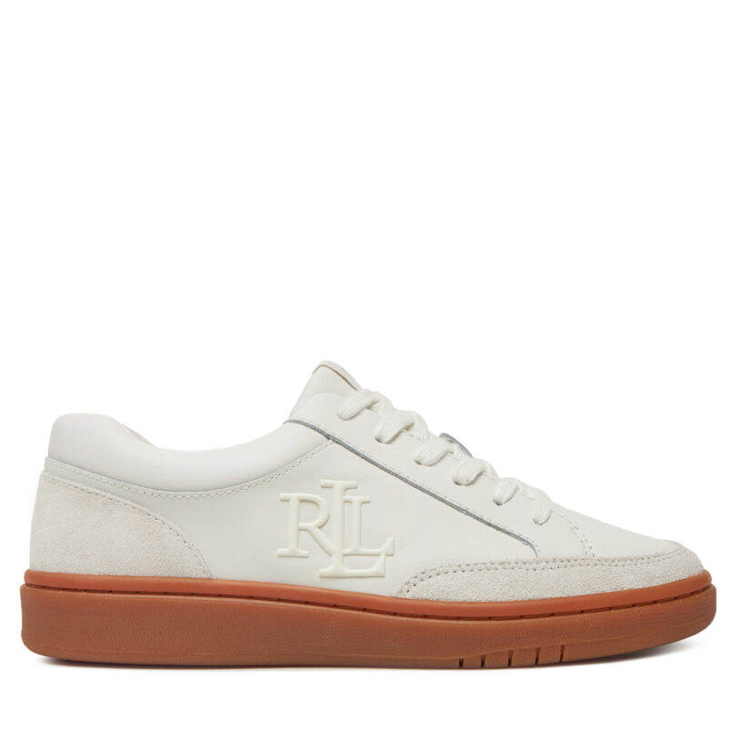 Сникърси LAUREN RALPH LAUREN Hailey VI 802959240001 Бял цвят на ниска цена