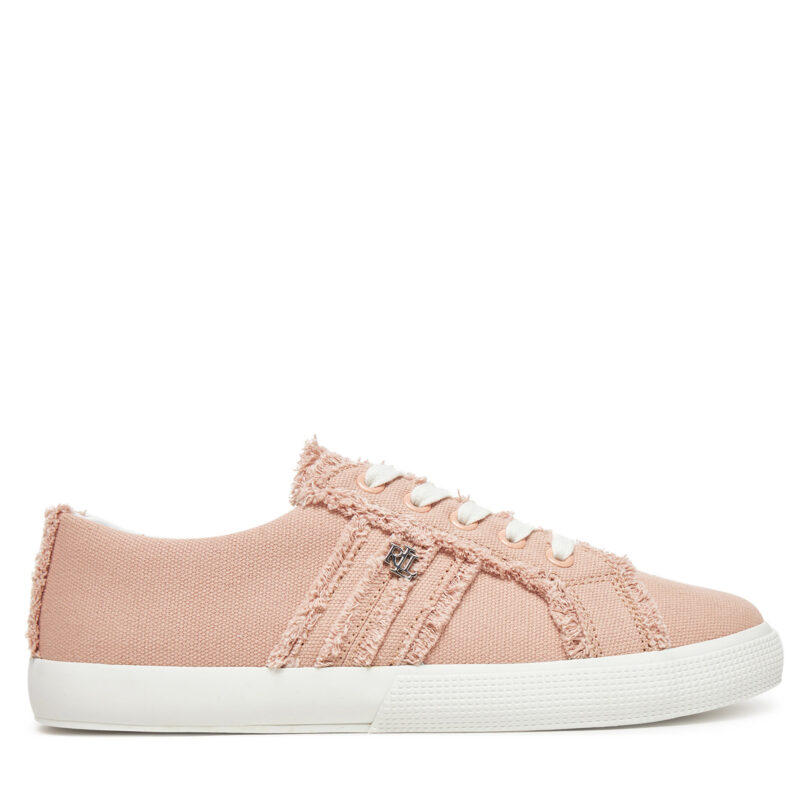 Сникърси LAUREN RALPH LAUREN Janson Fray 802967040003 Розов цвят на ниска цена