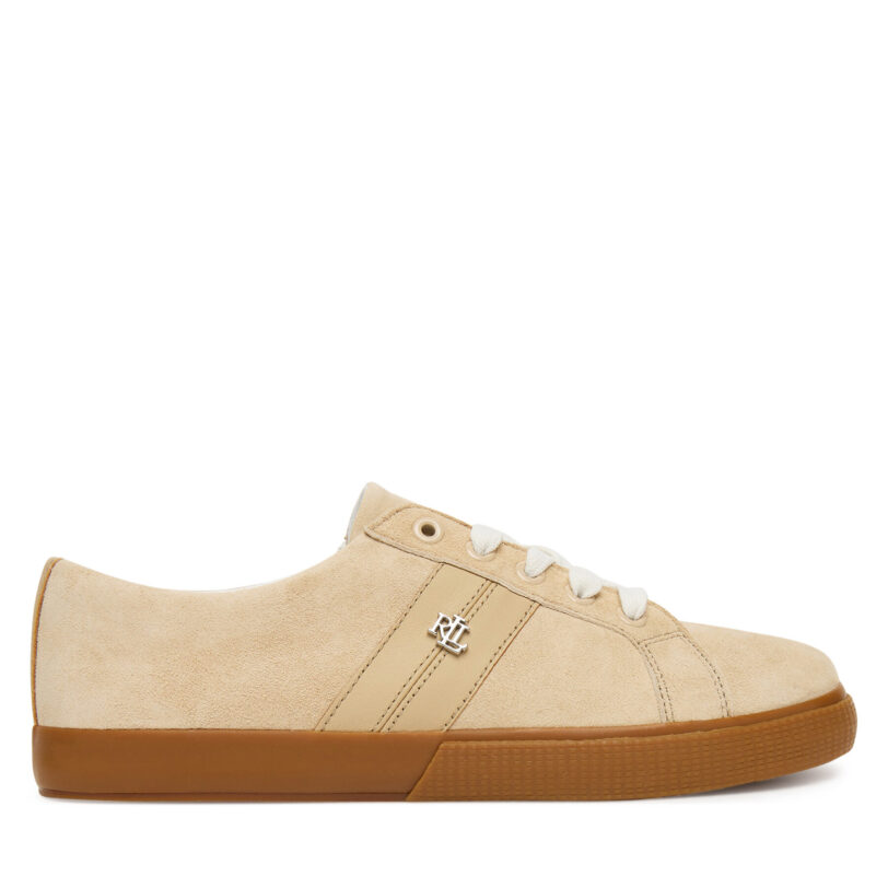 Сникърси LAUREN RALPH LAUREN Janson II 802868344004 Бежов цвят на ниска цена