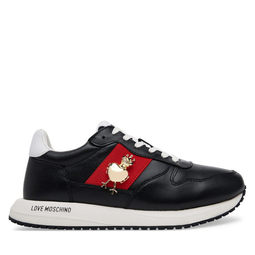 Сникърси LOVE MOSCHINO JA15373G1MIAL00A Черен цвят на ниска цена