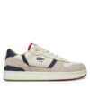 Сникърси Lacoste 7-48SMA0103 Екрю цвят на ниска цена