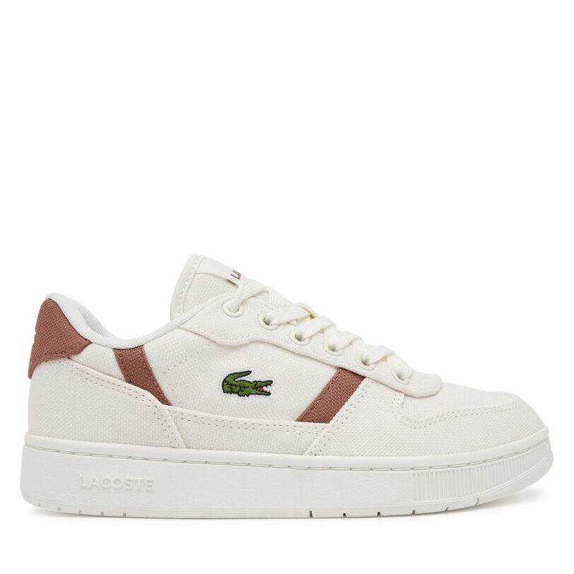 Сникърси Lacoste 7-49SUJ0006 Екрю цвят на ниска цена