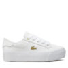 Сникърси Lacoste 747CFA0005 Бял цвят на ниска цена