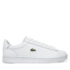 Сникърси Lacoste Carnaby Set 7-48SMA0105 Бял цвят на ниска цена